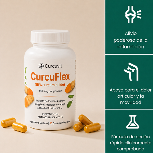 CurcuFlex™ — Antiinflamatorio Natural para Articulaciones