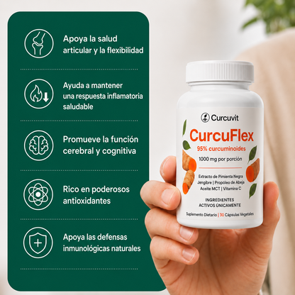 CurcuFlex™ — Antiinflamatorio Natural para Articulaciones