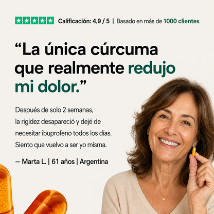 CurcuFlex™ — Antiinflamatorio Natural para Articulaciones